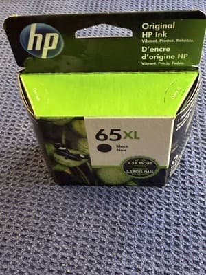 Genuine HP 65XL Black Ink Cartridge N9K04AN OEM Exp Oct 2020 Malaysia - Thumbnail 2