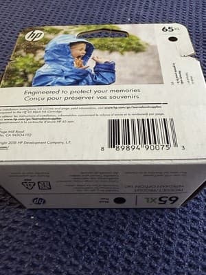 Genuine HP 65XL Black Ink Cartridge N9K04AN OEM Exp Oct 2020 Malaysia - Thumbnail 3