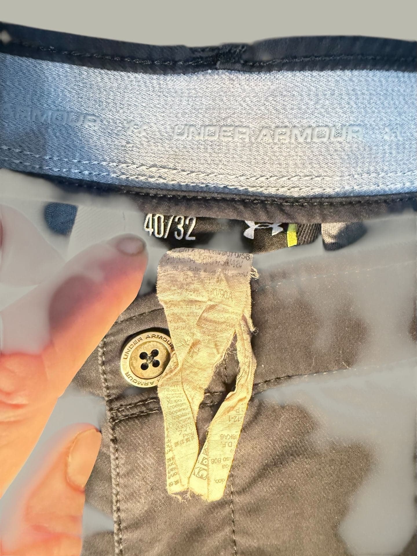 Under Armour Men's Black Straight Leg Chino Golf Pants Size 40/32 - Thumbnail 3