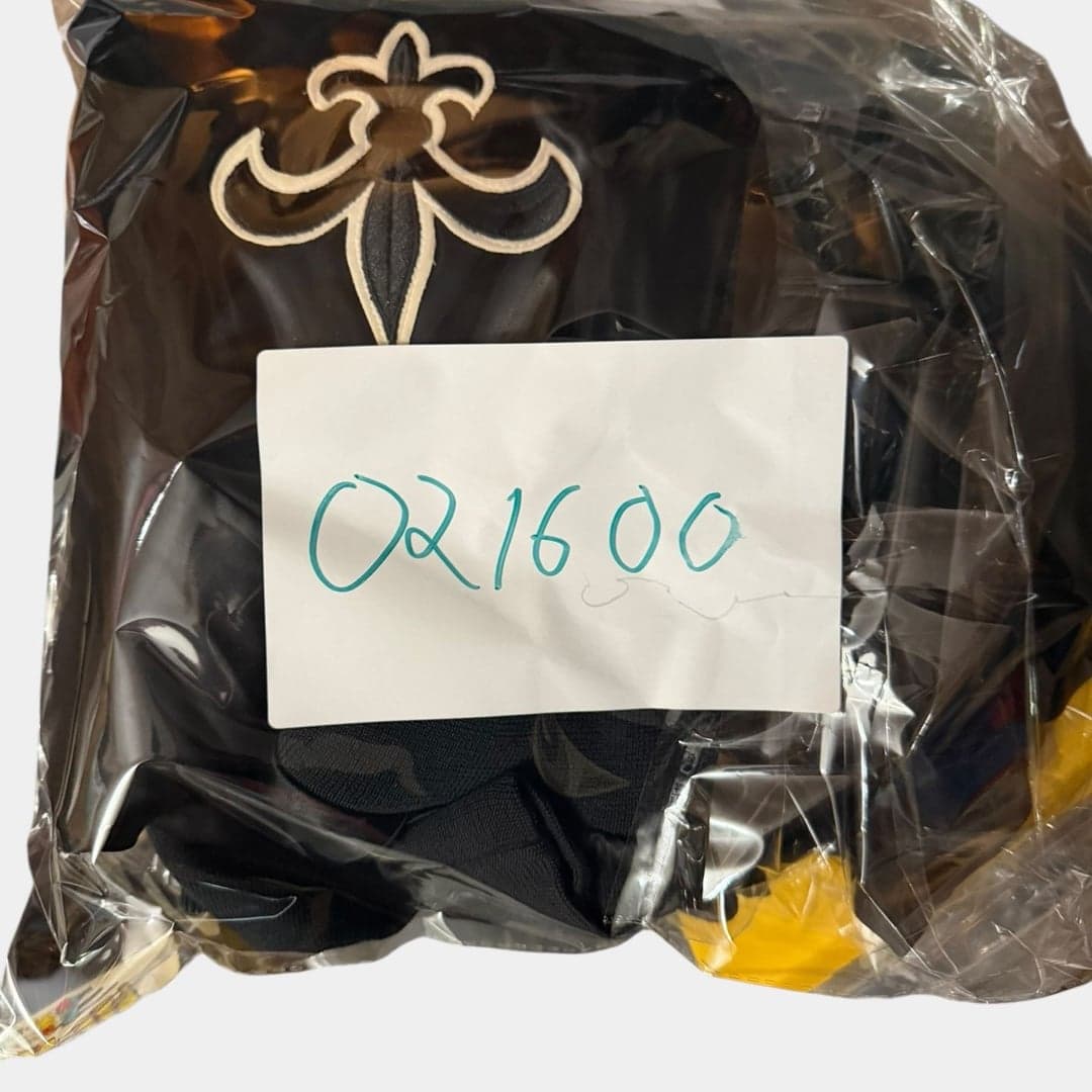 Vintage 80s Chalk Line New Orleans Saints Satin Bomber Varsity Jacket Size Smal - Thumbnail 8