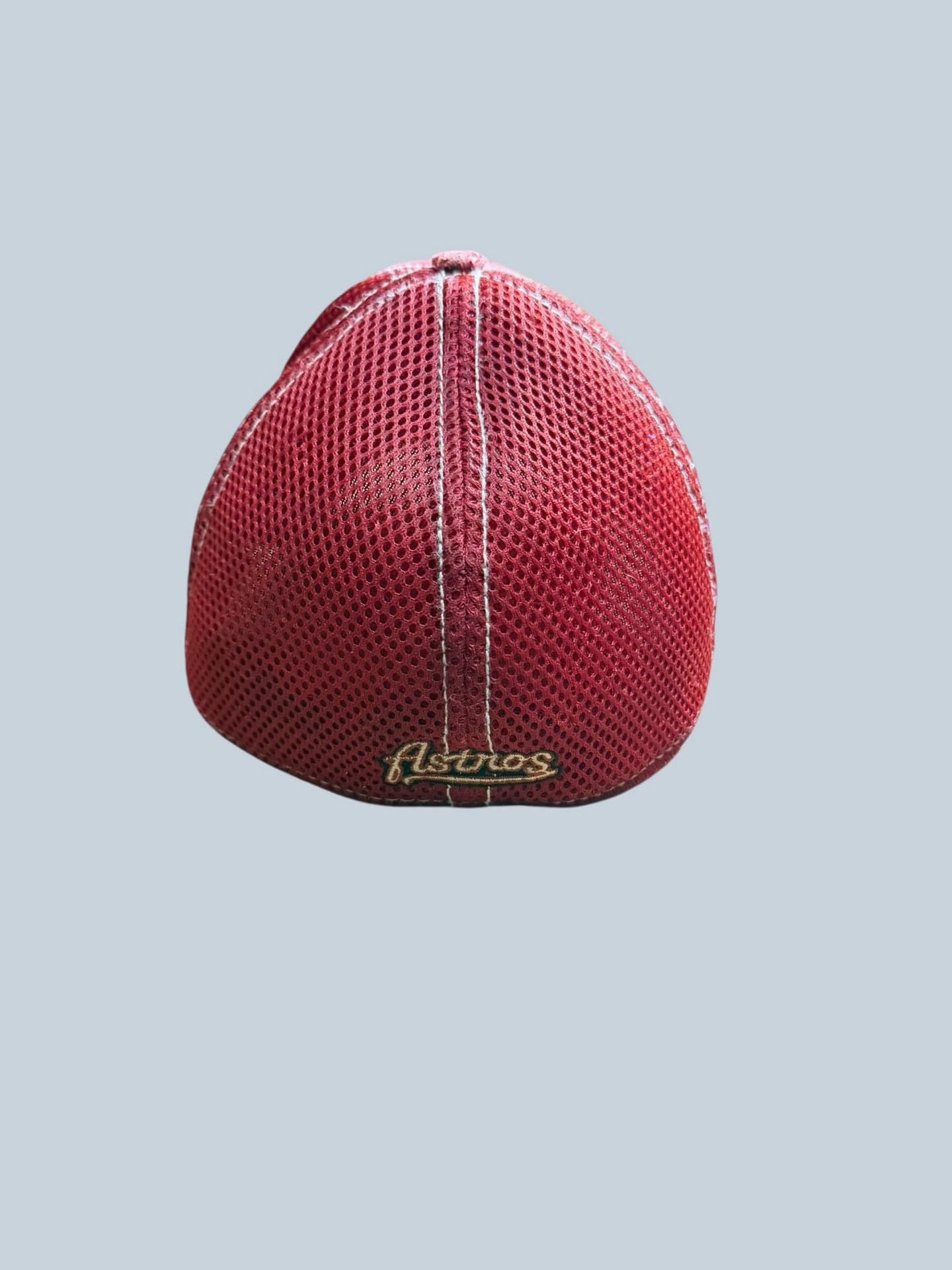 New Era 39THIRTY Houston Astros Distressed Red Mesh Back Flex Fit Hat - Thumbnail 2