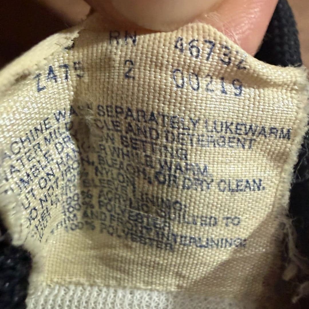 Vintage 80s Chalk Line New Orleans Saints Satin Bomber Varsity Jacket Size Smal - Thumbnail 6