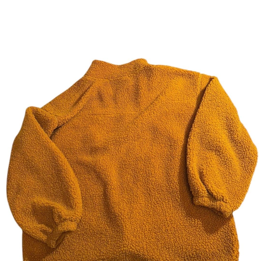 Universal Thread Sherpa Fleece Hooded Jacket Orange Teal Zip Size L - Thumbnail 2