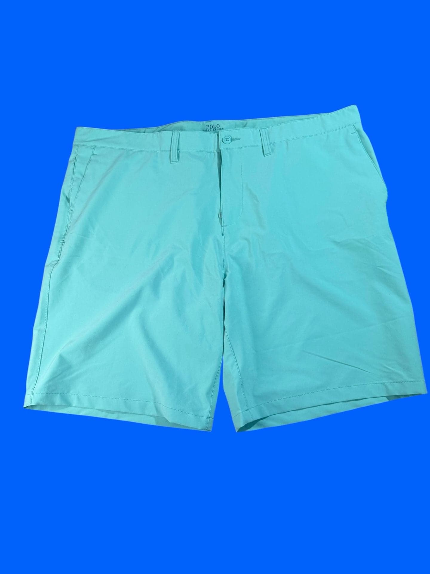 Polo Ralph Lauren Men’s 40 Aqua Green Stretch Golf Shorts 10” Inseam - Image 1