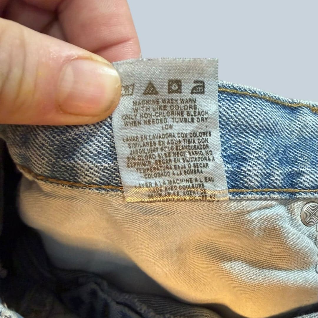 Vintage Wrangler Riggs Workwear DuraShield Carpenter Jeans 40x32 - Thumbnail 4