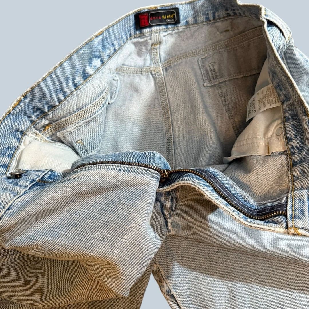 Vintage Wrangler Riggs Workwear DuraShield Carpenter Jeans 40x32 - Thumbnail 6