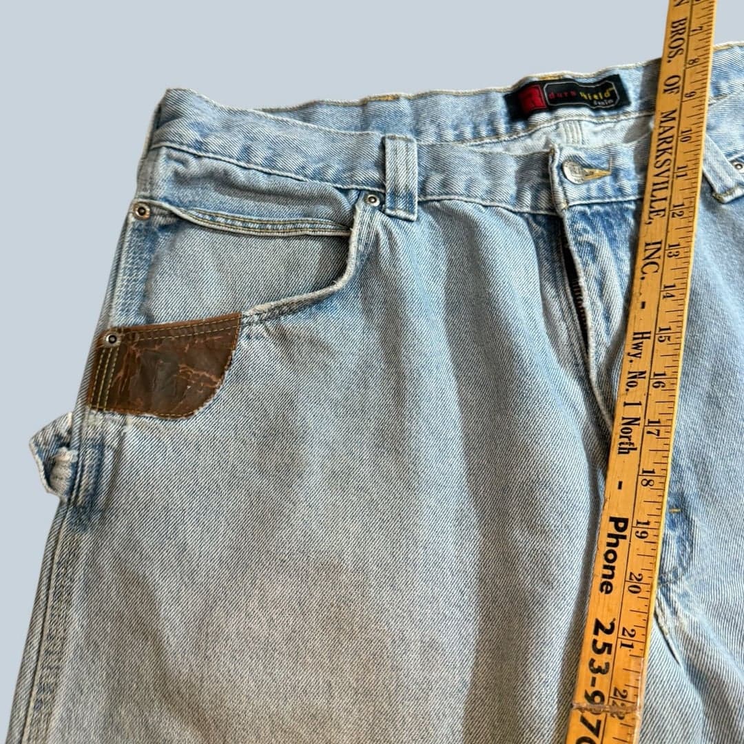 Vintage Wrangler Riggs Workwear DuraShield Carpenter Jeans 40x32 - Thumbnail 11