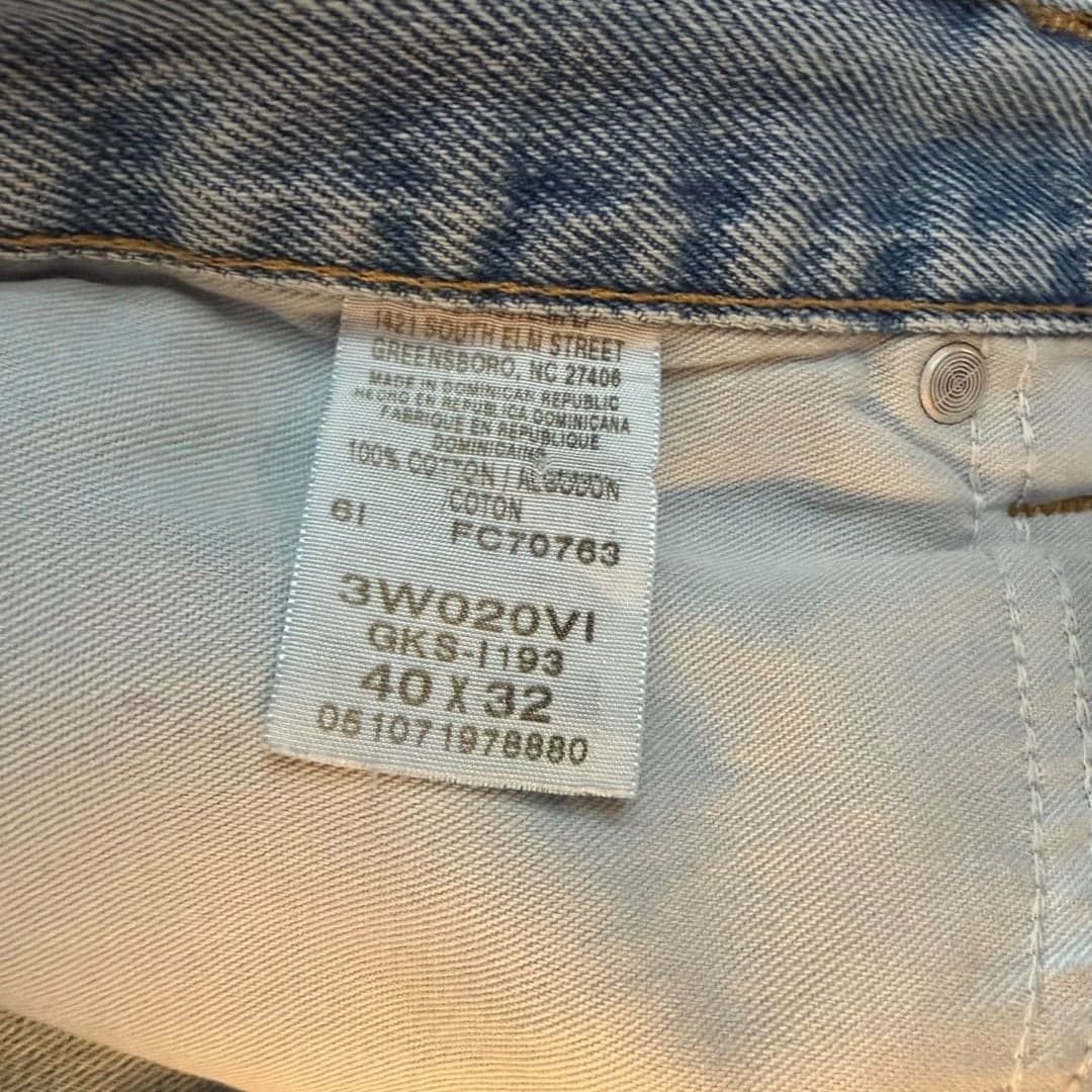Vintage Wrangler Riggs Workwear DuraShield Carpenter Jeans 40x32 - Thumbnail 3
