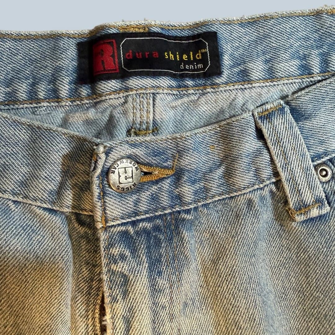 Vintage Wrangler Riggs Workwear DuraShield Carpenter Jeans 40x32 - Thumbnail 7
