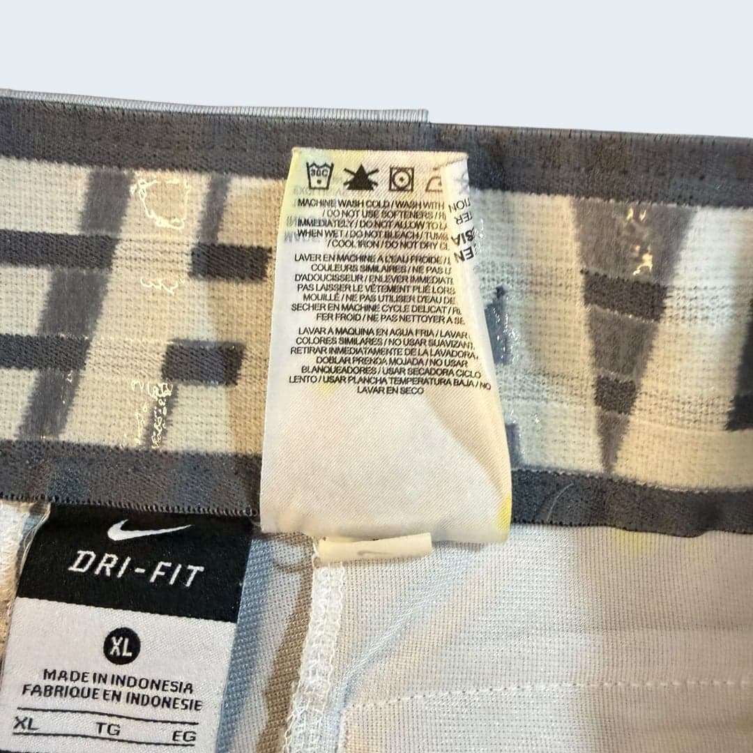 Nike Dri-FIT Baseball Pants XL Gray with Royal Blue Piping - Thumbnail 3