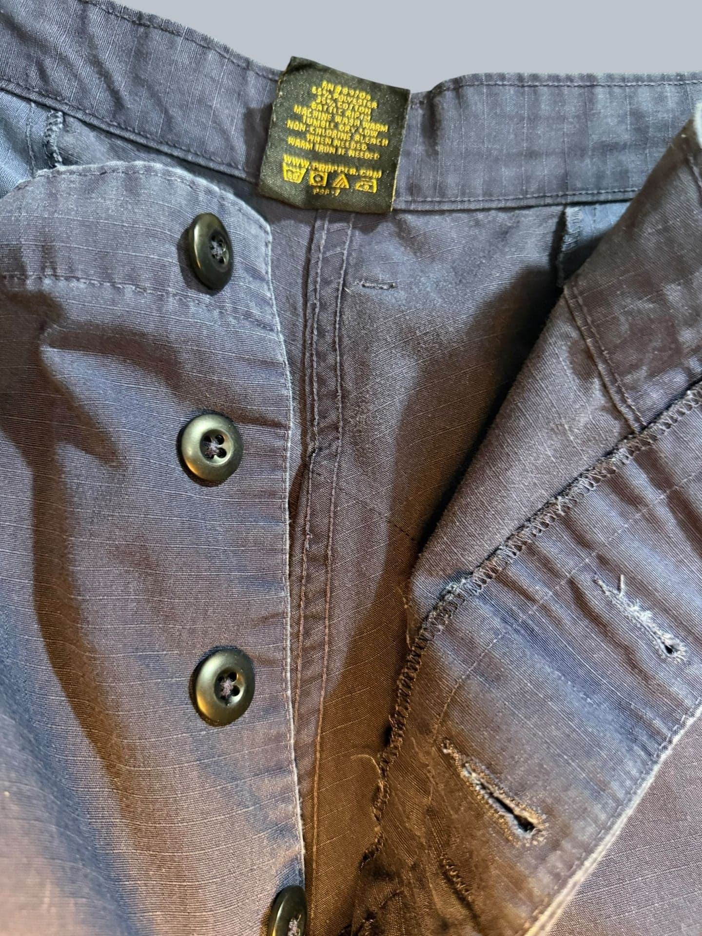 Propper Public Safety Navy Blue Ripstop Cargo Tactical Pants Large Regular - Thumbnail 8