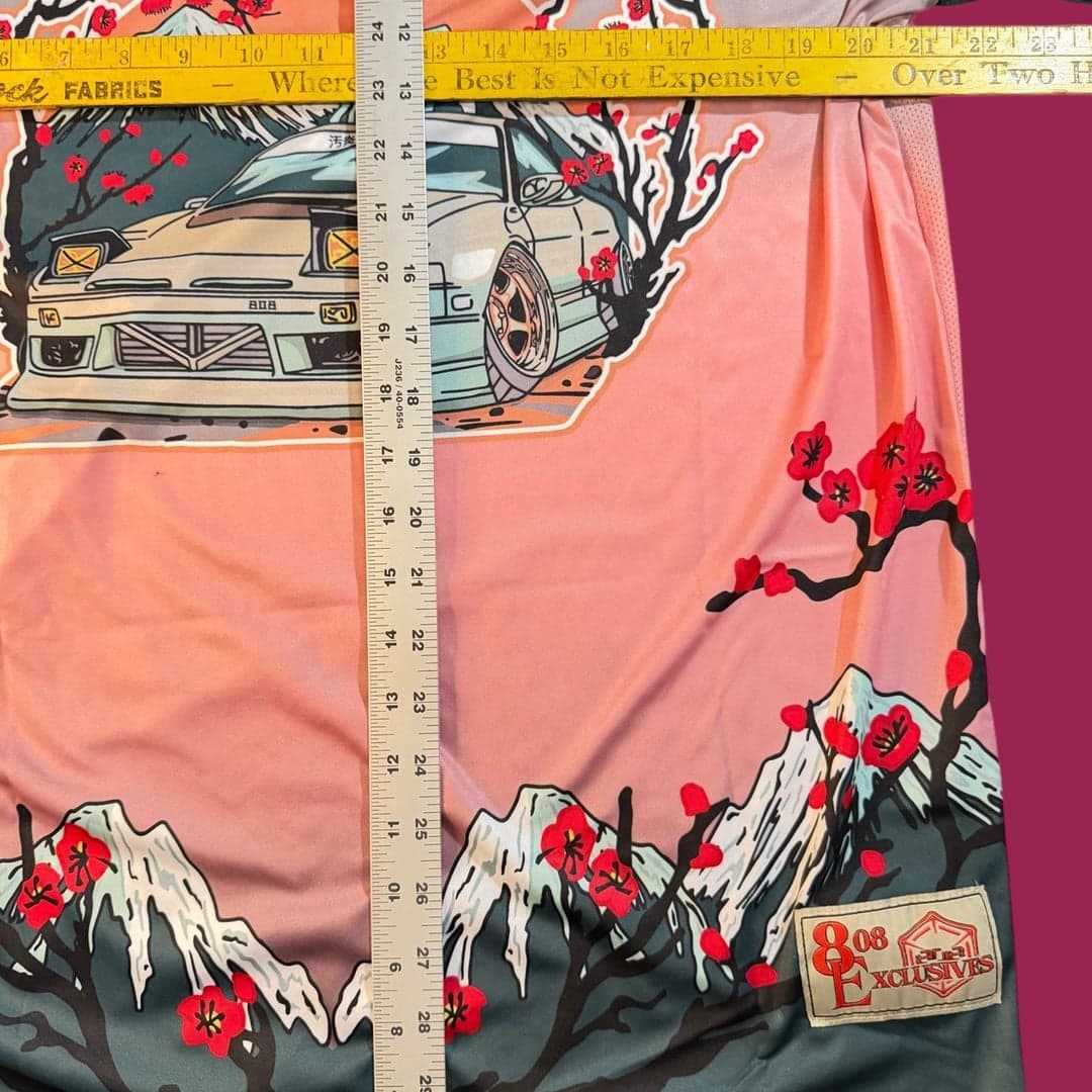 808 Exclusives JDM Racing Team Cherry Blossom 240SX Drift Jersey XL - Thumbnail 10