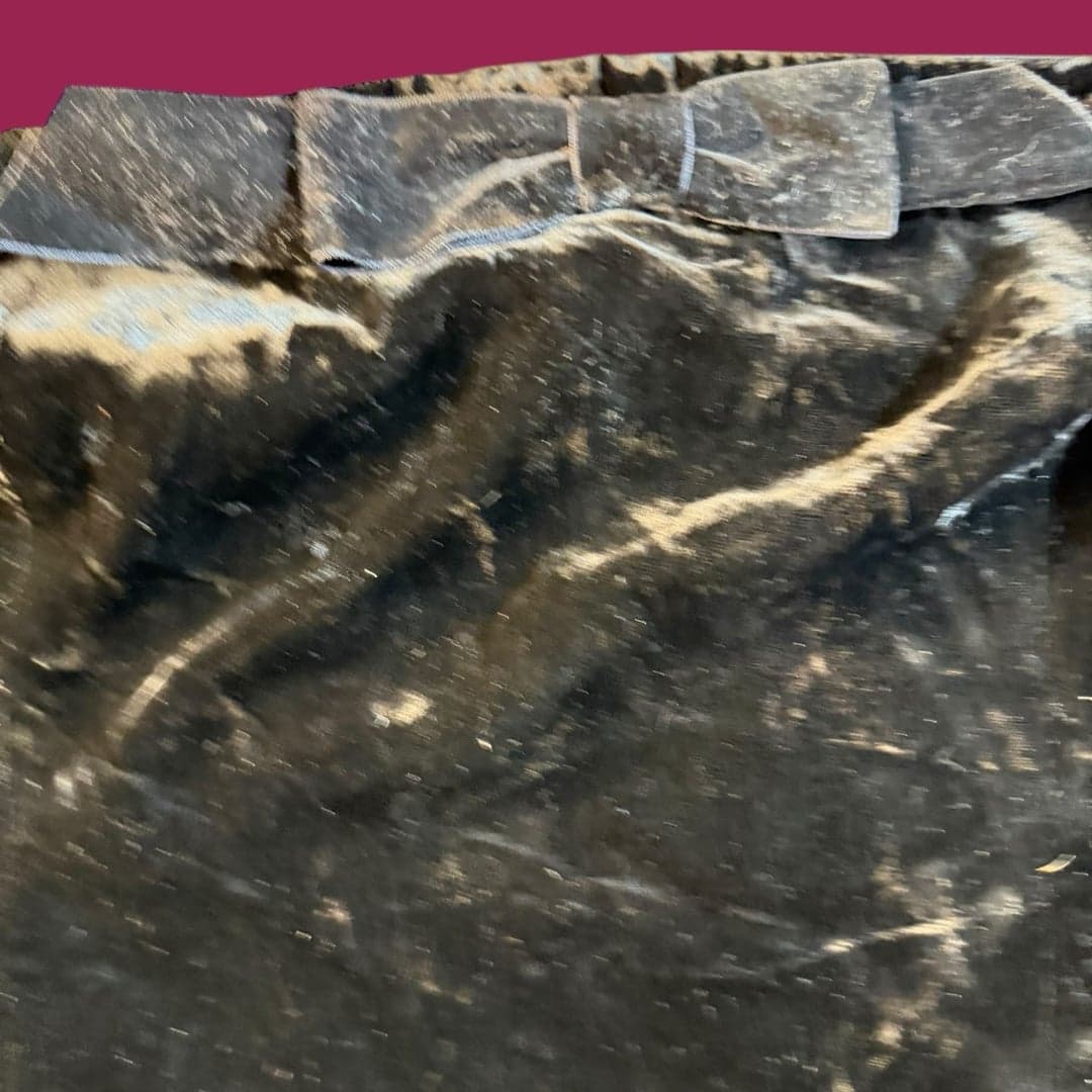 NWT WAYF Black Crushed Velvet Strapless Bow Tube Top Size XL - Thumbnail 3