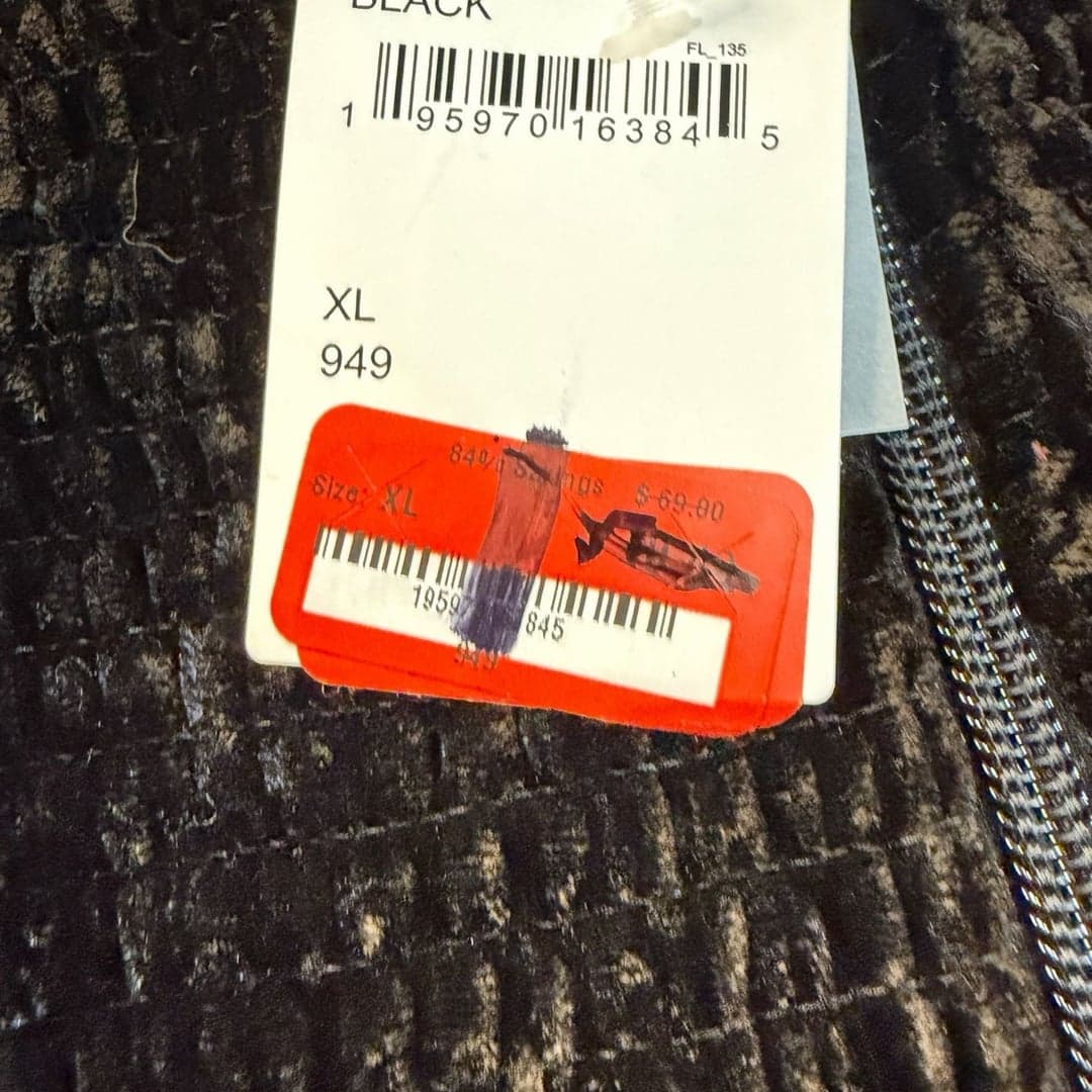 NWT WAYF Black Crushed Velvet Strapless Bow Tube Top Size XL - Thumbnail 6