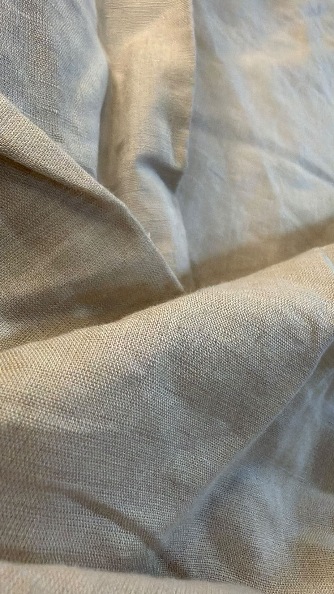 Nordstrom Trim Fit Tan Linen Blend Long Sleeve Button Up Shirt Size 16.5 36-37 - Thumbnail 9