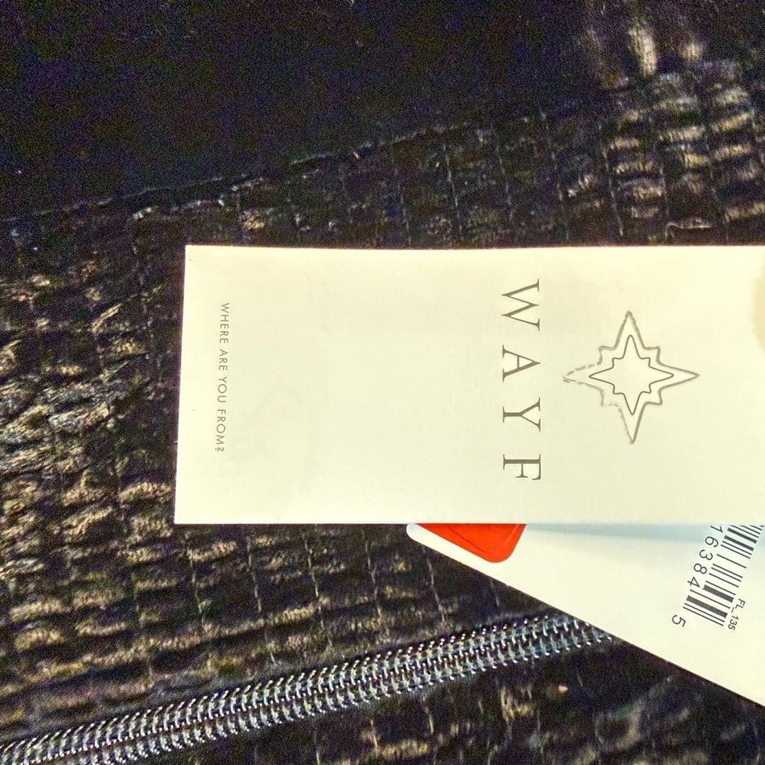 NWT WAYF Black Crushed Velvet Strapless Bow Tube Top Size XL - Thumbnail 7