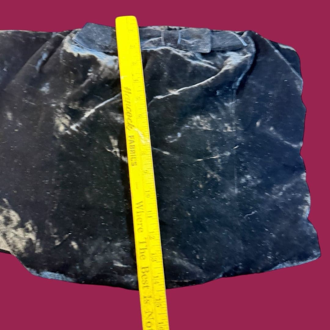 NWT WAYF Black Crushed Velvet Strapless Bow Tube Top Size XL - Thumbnail 5