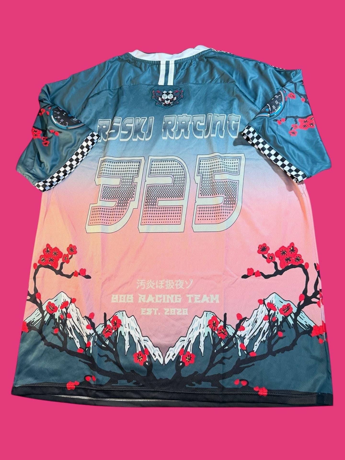 Elev808 Designs B8B Racing Team Sakura 325 JDM Soccer Jersey 3XL - Thumbnail 2