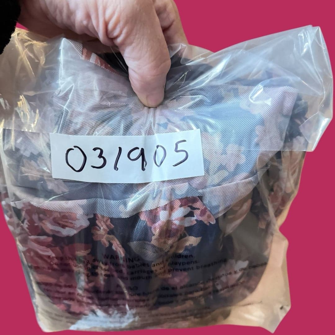 Joyfolie Mia Joy Lorelei High Low Tiered Mesh Dress in Off Black Floral Size 12 - Thumbnail 6