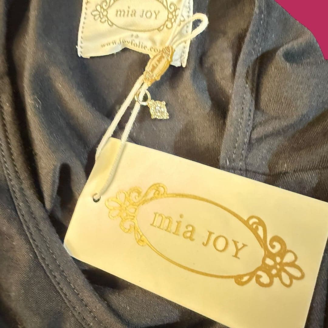 Joyfolie Mia Joy Lorelei High Low Tiered Mesh Dress in Off Black Floral Size 12 - Thumbnail 3