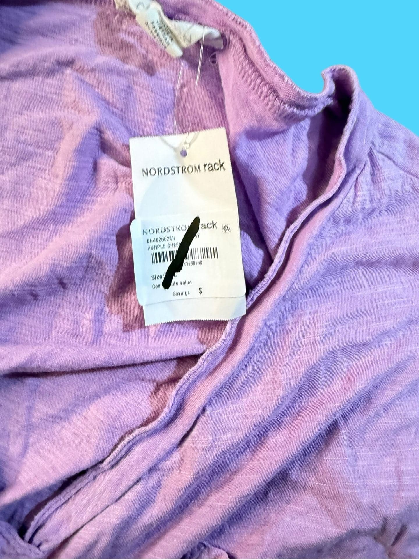 Caslon L V neck T shirt - Thumbnail 2