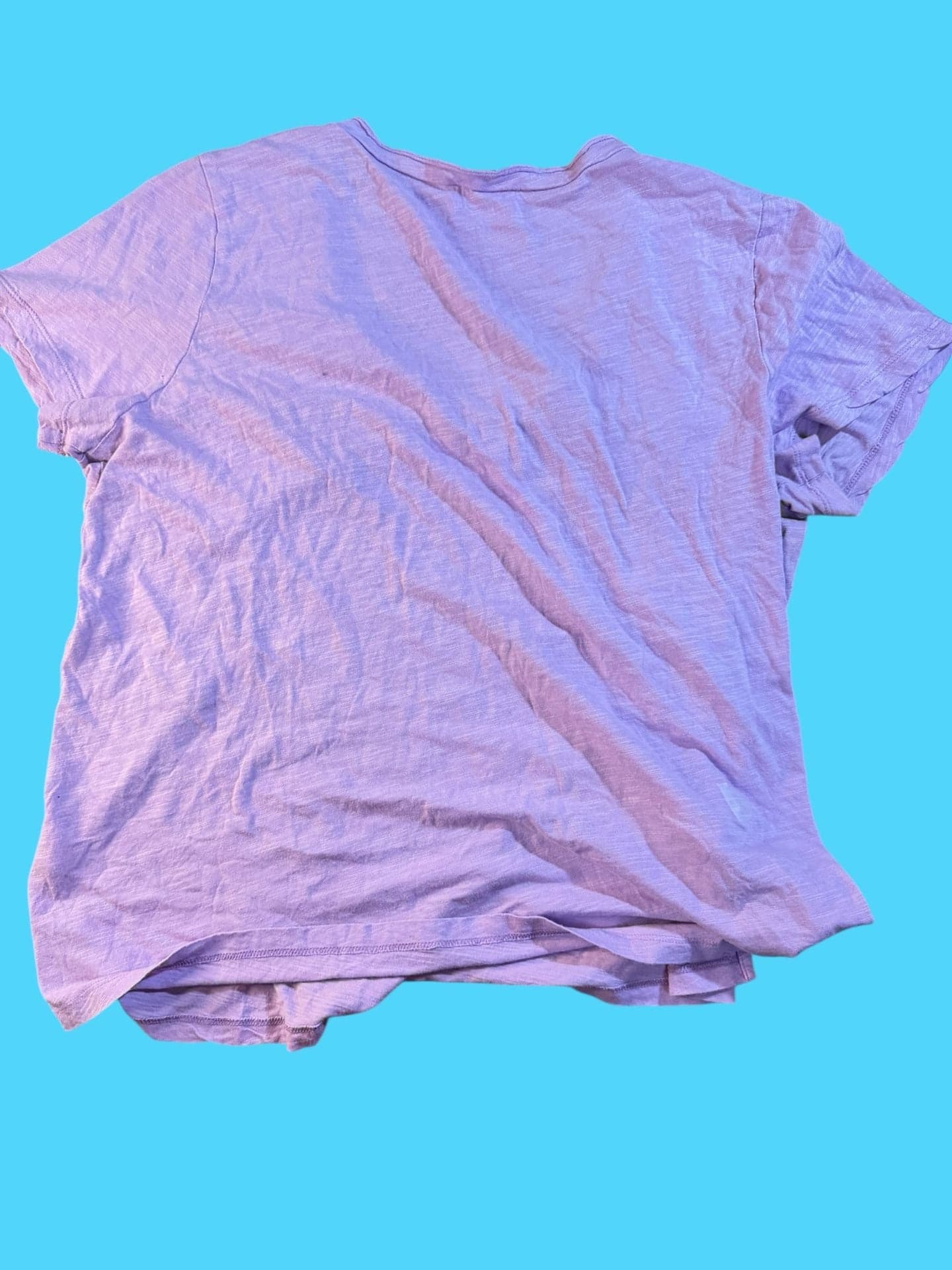 Caslon L V neck T shirt - Thumbnail 4