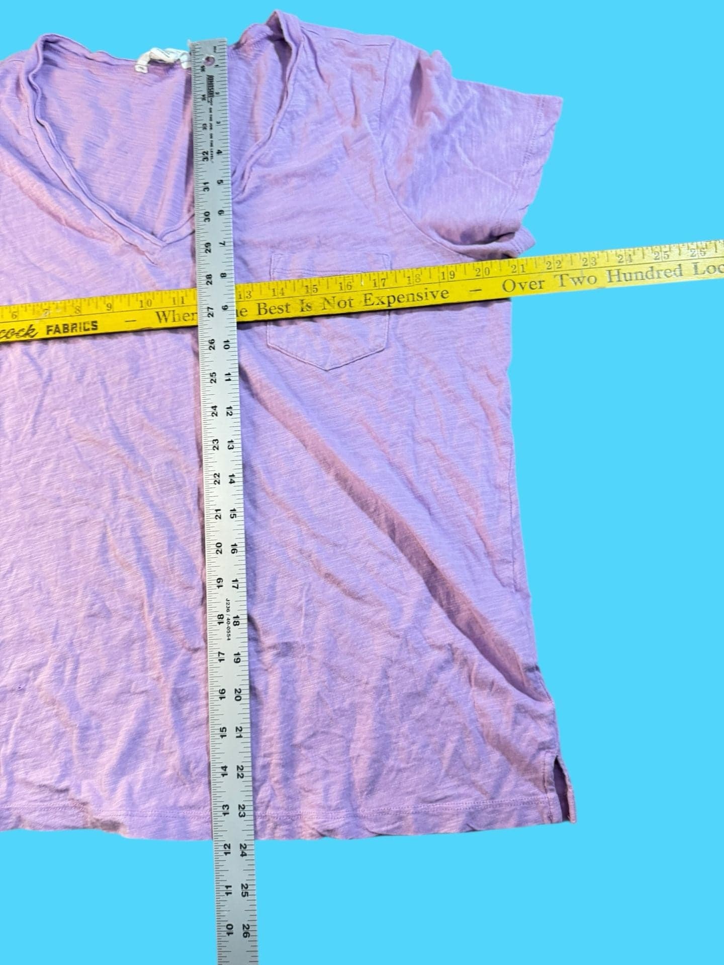 Caslon L V neck T shirt - Thumbnail 6