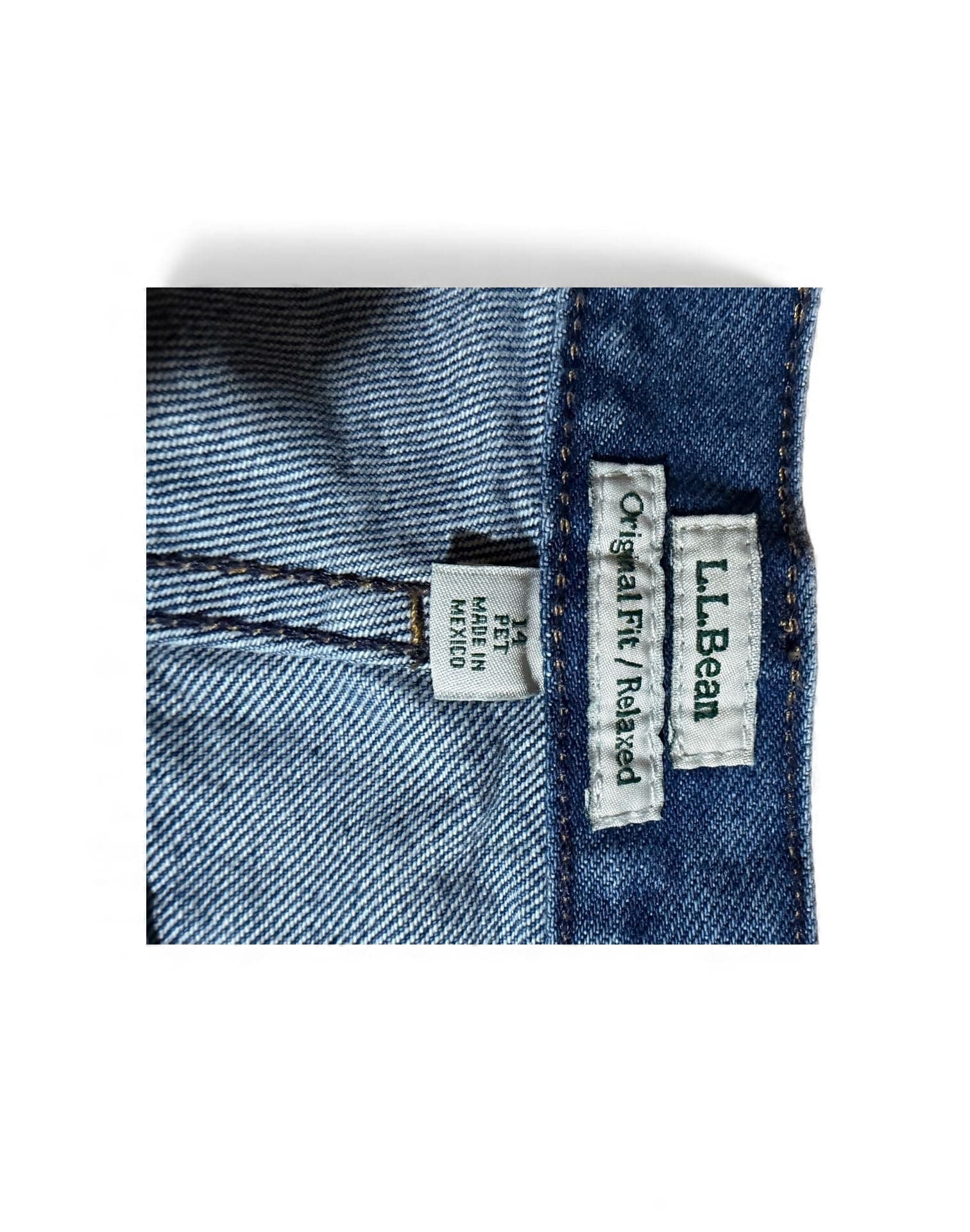 L.L. Bean 100% Cotton Jeans Size 14 - Thumbnail 5