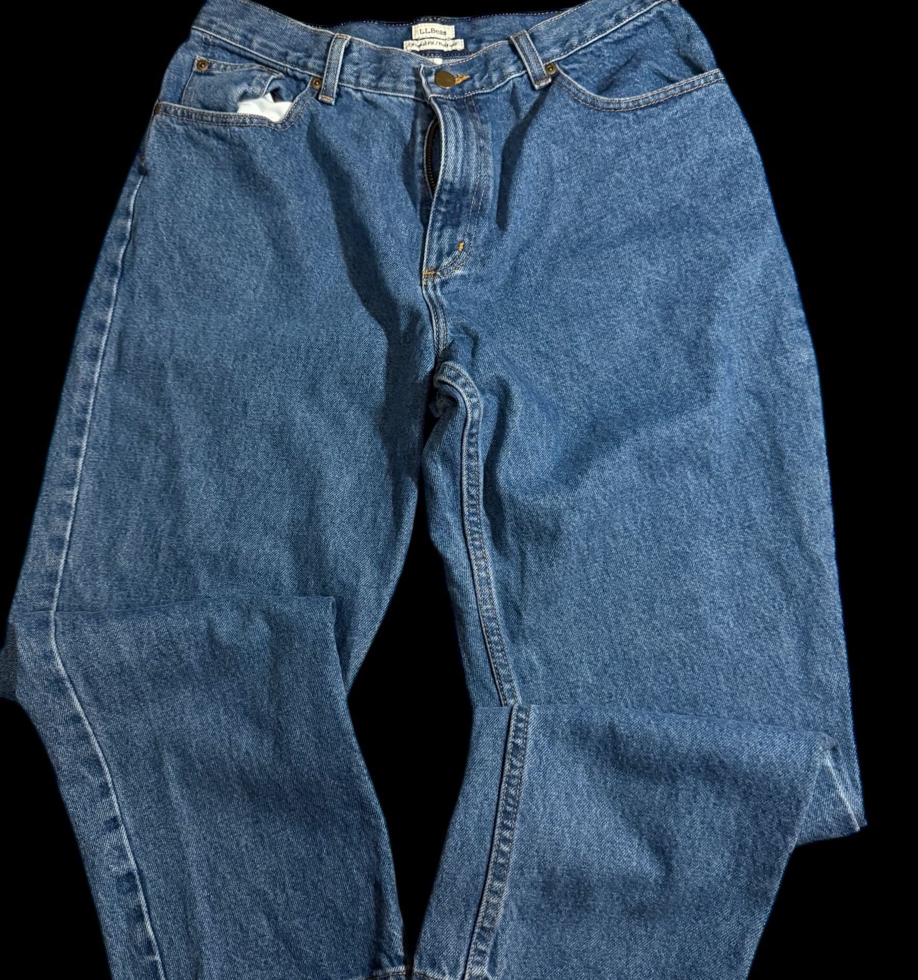 L.L. Bean 100% Cotton Jeans Size 14 - Image 1