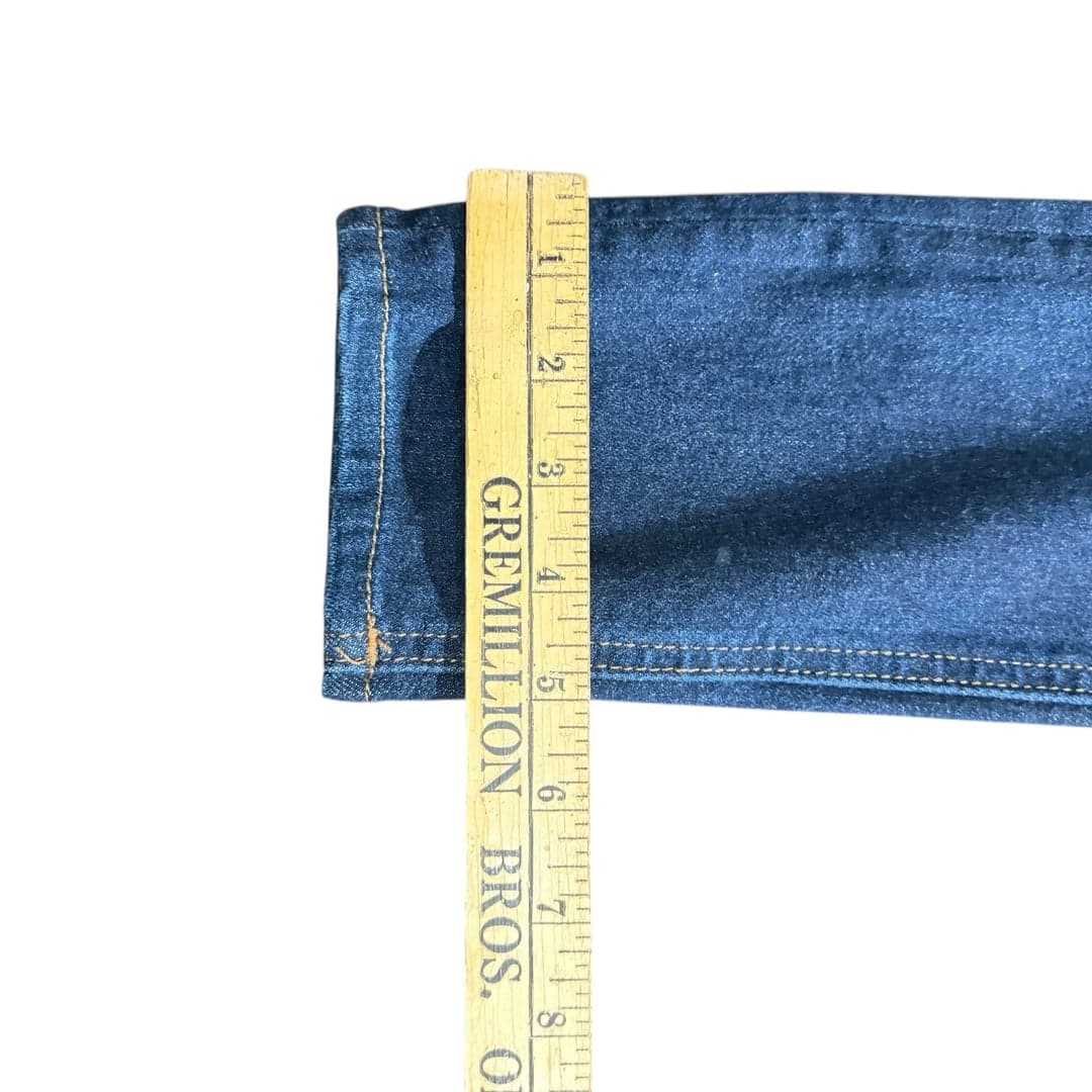 Miss Me Skinny Jeans Womens 27 Dark Wash Embellished Fleur De Lis - Thumbnail 9