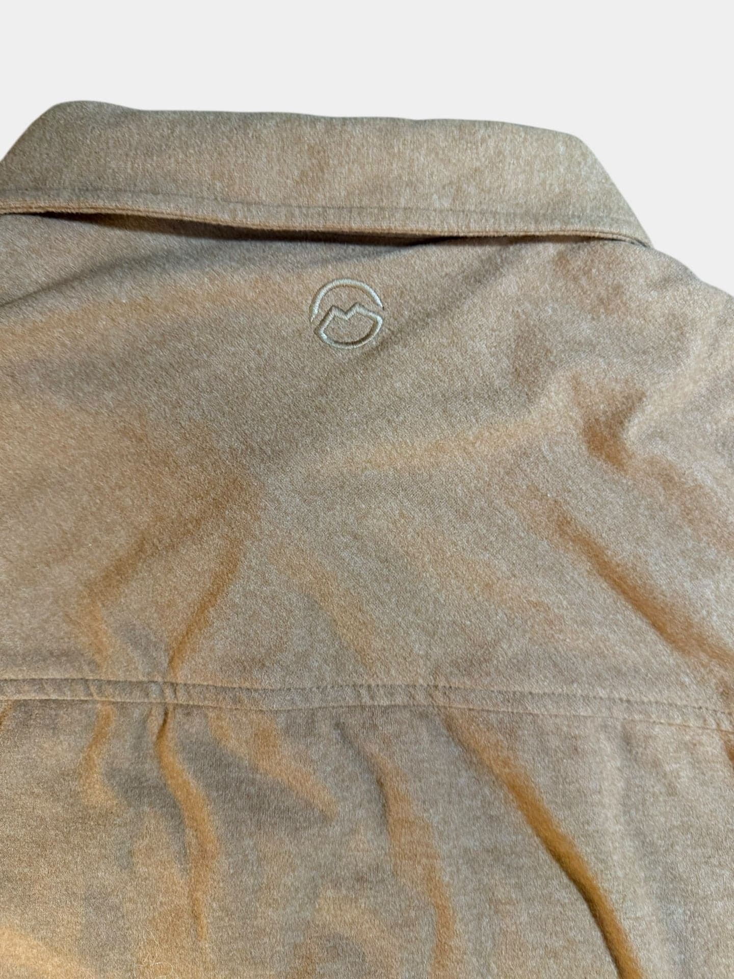 Magellan Outdoors Men's Campfire Flex Classic Fit Long Sleeve Shirt Tan 3XL - Thumbnail 9