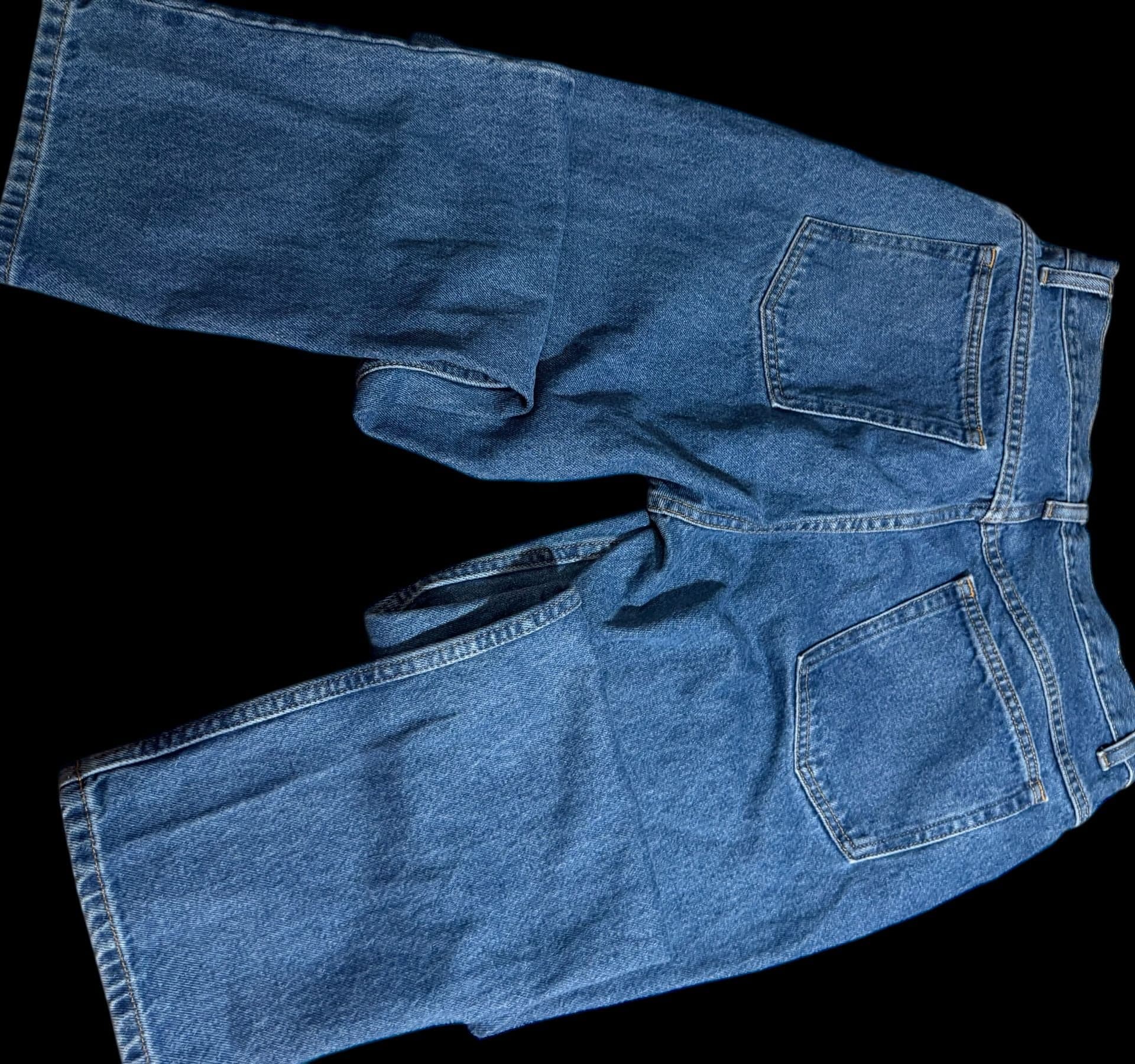 L.L. Bean 100% Cotton Jeans Size 14 - Thumbnail 3