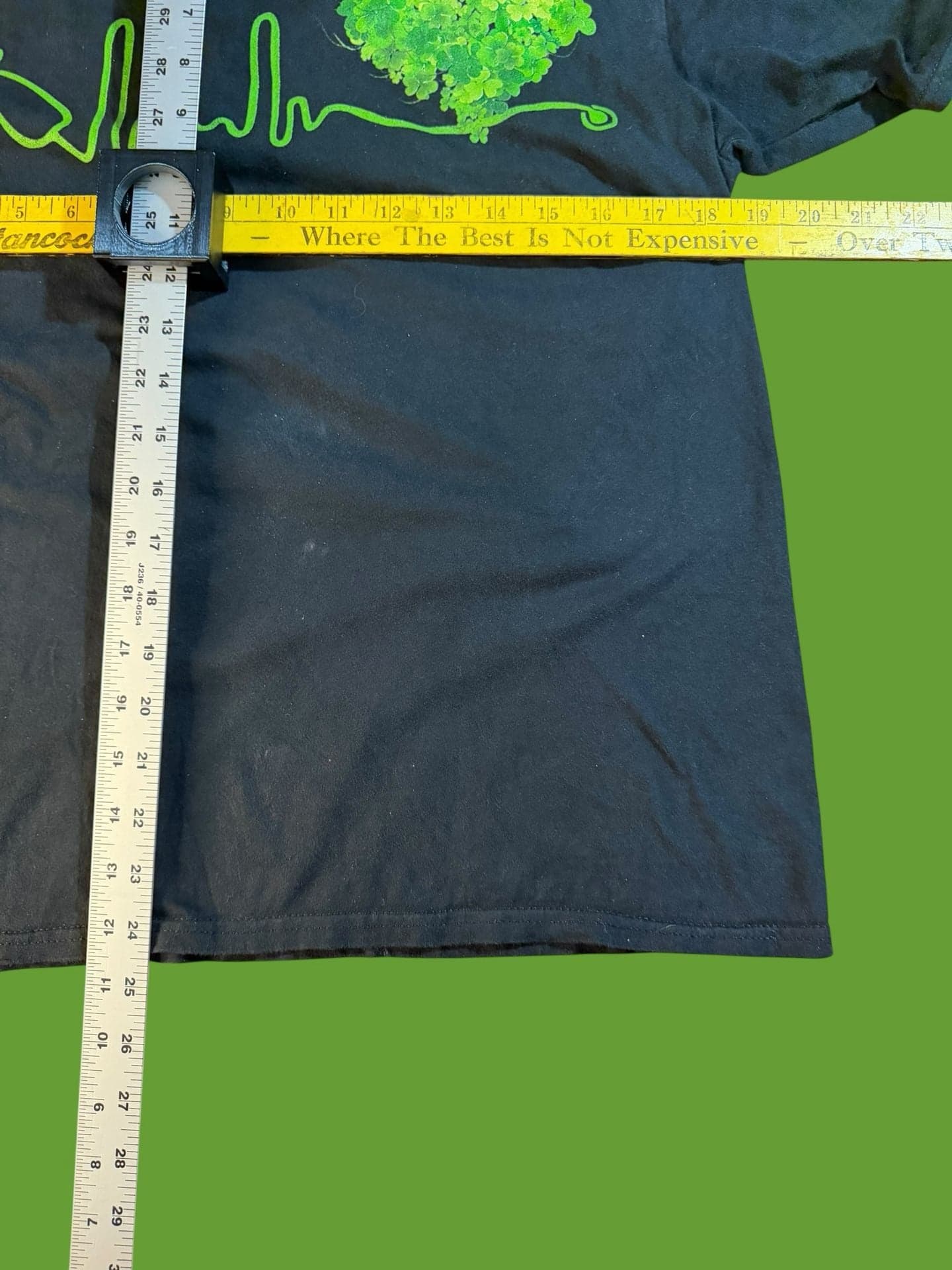 Port & Company Nurse St. Patrick's Day Heartbeat Stethoscope Shamrock T-Shirt - Thumbnail 6