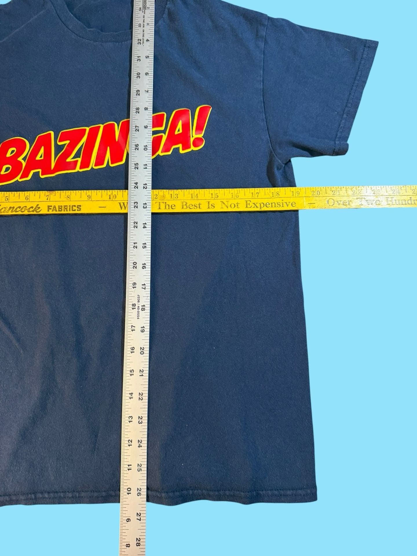 The Big Bang Theory Sheldon Cooper Bazinga! Navy Blue Graphic T-Shirt - Thumbnail 6