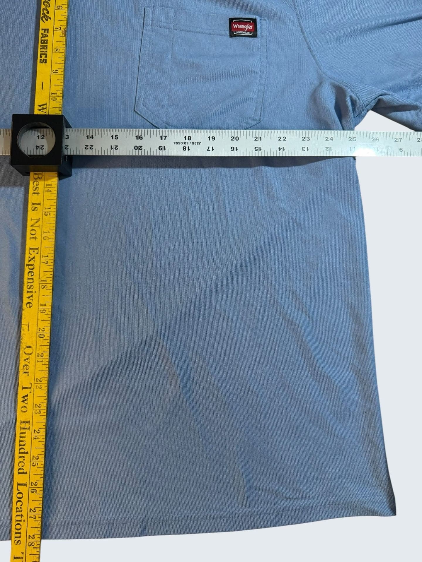 Wrangler Workwear Men's Short Sleeve Performance Pocket T-Shirt Blue 2XL - Thumbnail 6