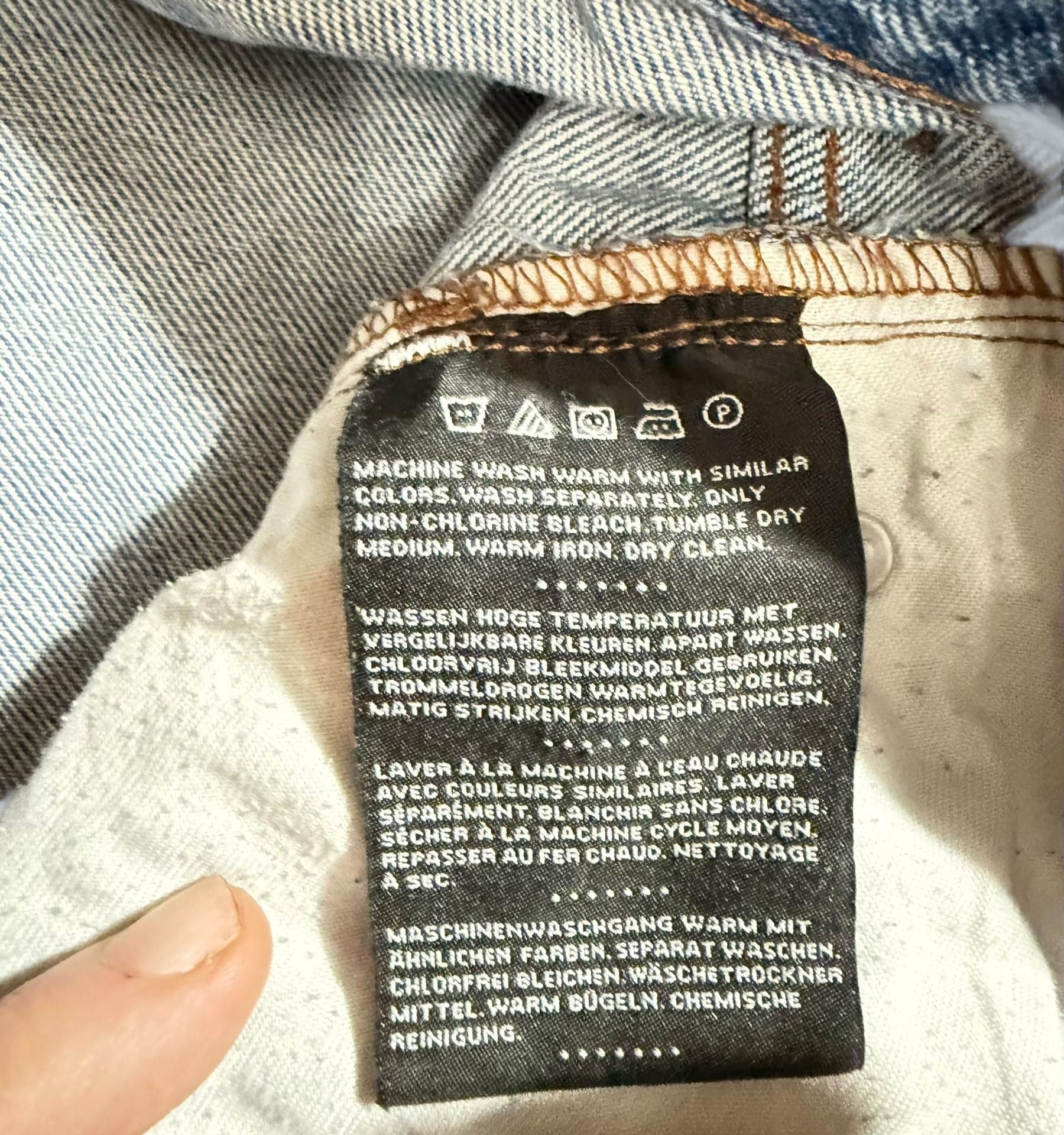 Vintage Harley Davidson Denim Jeans 38x36 Y2K - Thumbnail 5