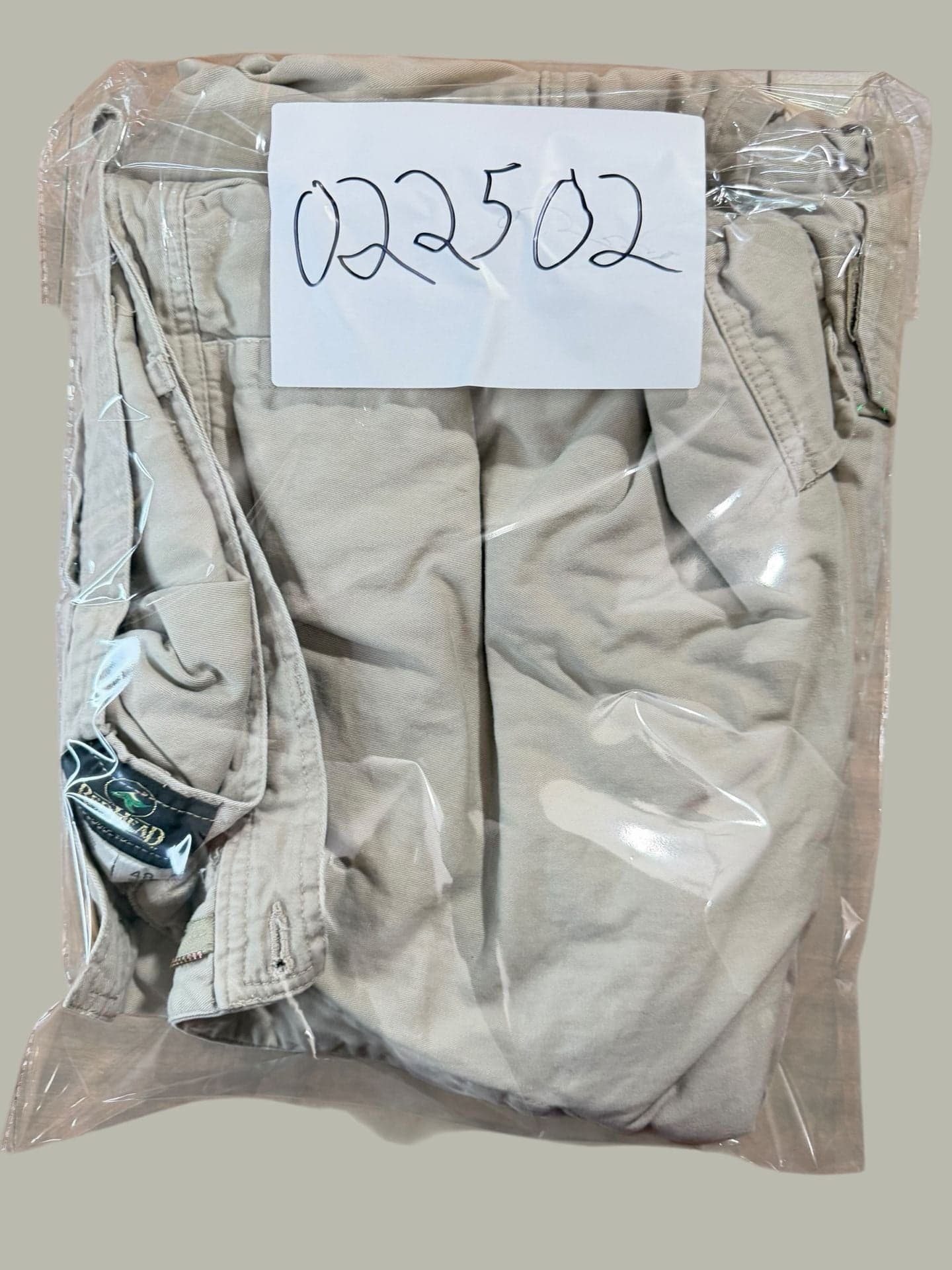 RedHead Men's Vintage Wide Leg Khaki Cargo Pants Size 48x32 - Thumbnail 8