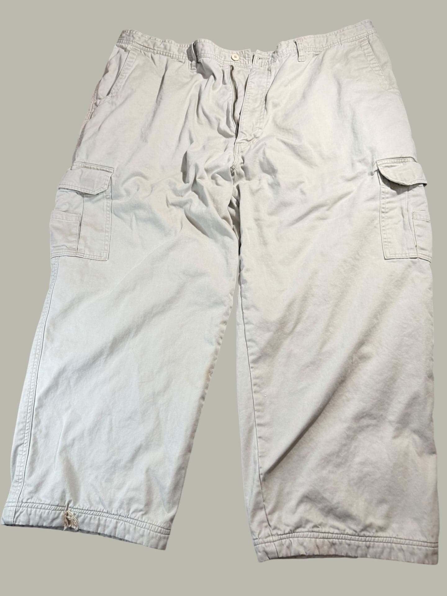 RedHead Men's Vintage Wide Leg Khaki Cargo Pants Size 48x32 - Image 1