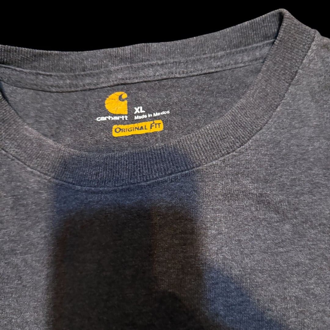 Carhartt Loose Fit Heavyweight Long-Sleeve Logo Sleeve Graphic T-Shirt - Thumbnail 4