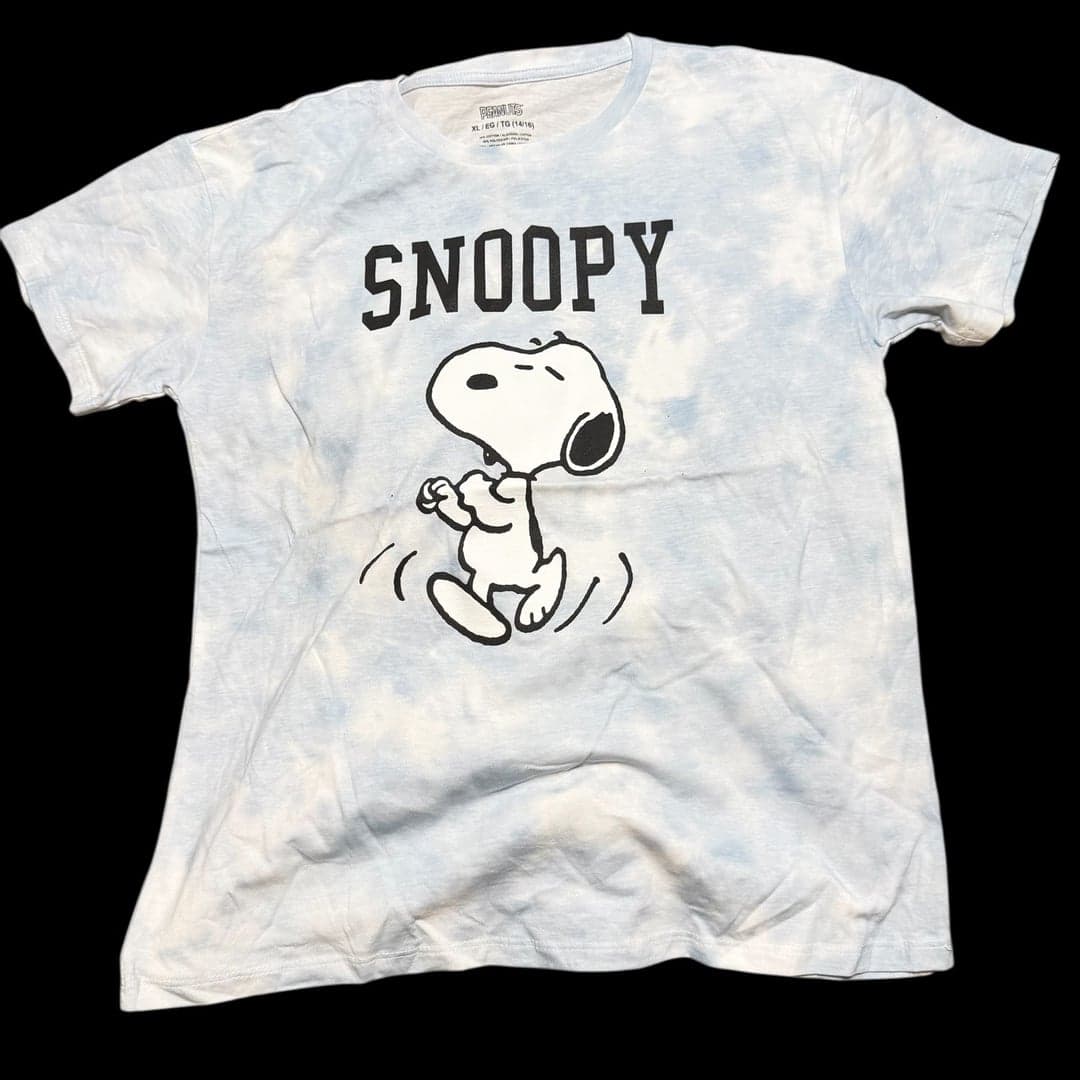 Peanuts Snoopy Joe Cool Tie-Dye Short Sleeve T-Shirt - Image 1
