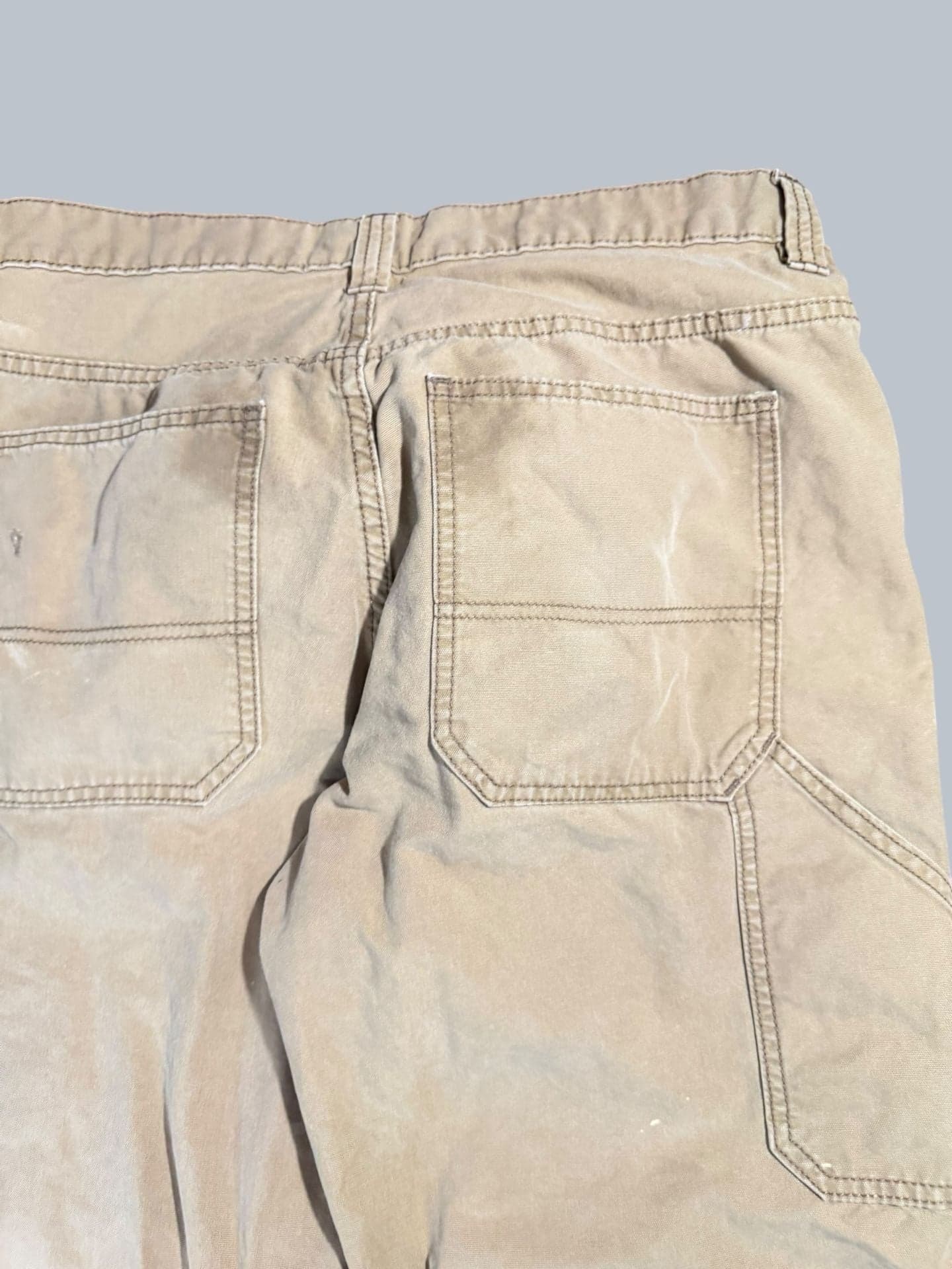 Vintage Blue Mountain Distressed Carpenter Work Pant Paint Splatter Canvas 34x3 - Thumbnail 10