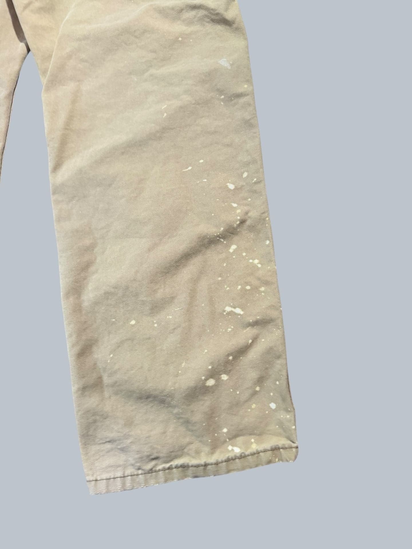 Vintage Blue Mountain Distressed Carpenter Work Pant Paint Splatter Canvas 34x3 - Thumbnail 11