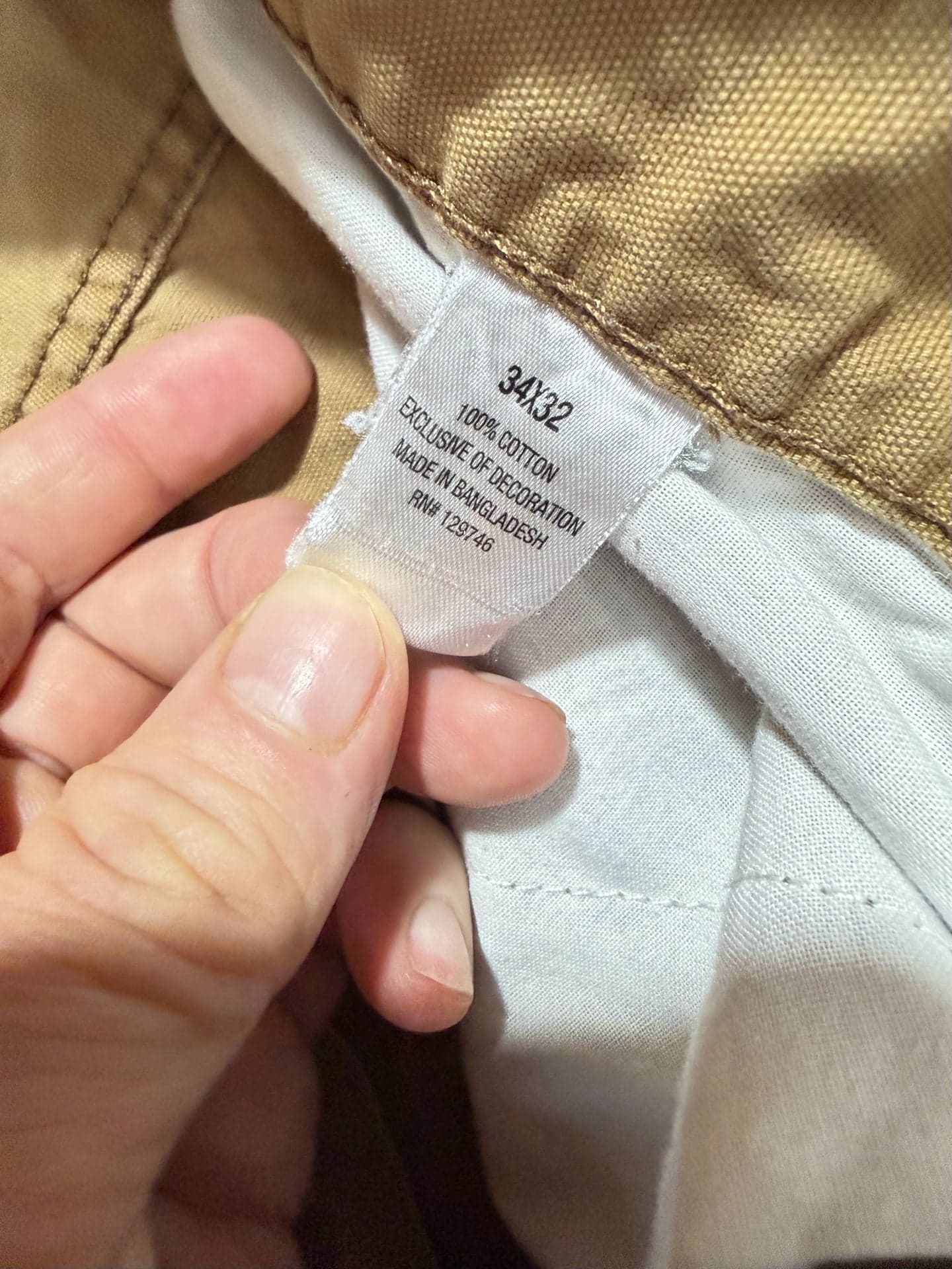 Vintage Blue Mountain Distressed Carpenter Work Pant Paint Splatter Canvas 34x3 - Thumbnail 4