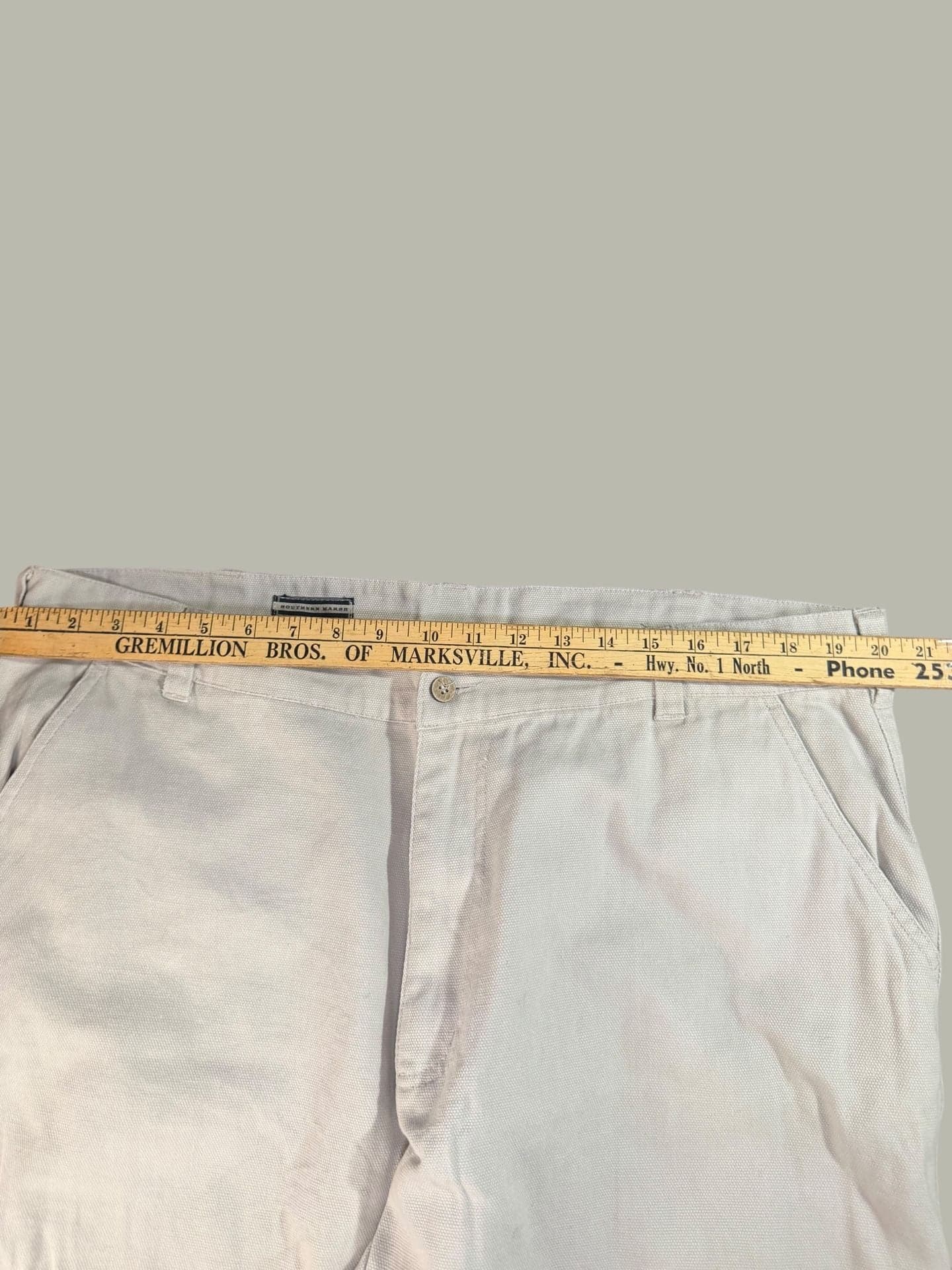 Southern Marsh Men's Canvas Chino Pants Beige Khaki 38x30 - Thumbnail 7