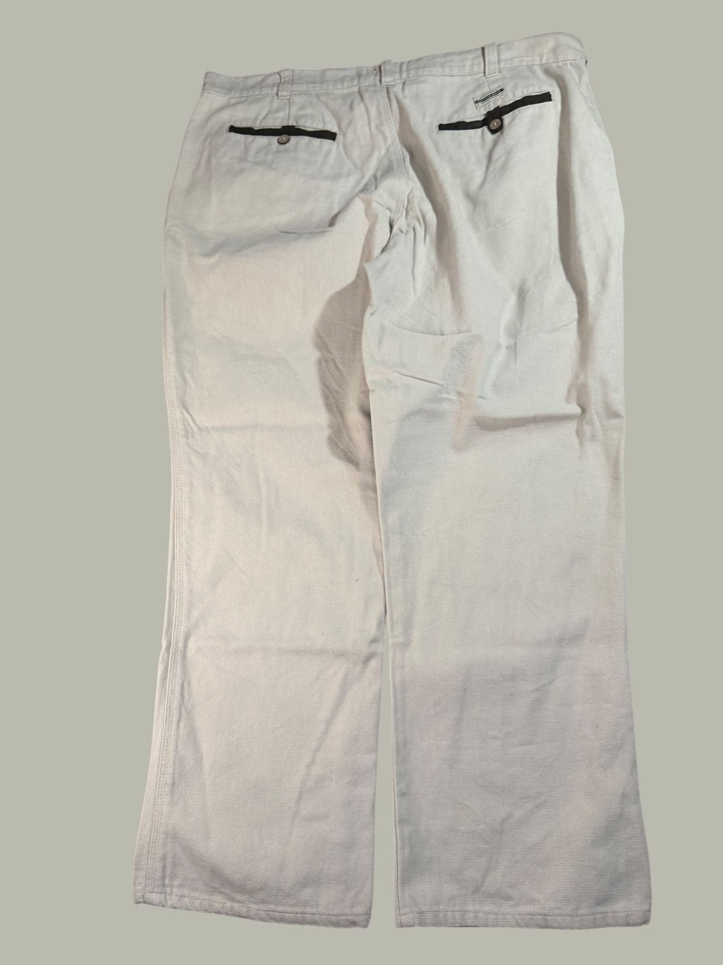 Southern Marsh Men's Canvas Chino Pants Beige Khaki 38x30 - Thumbnail 2