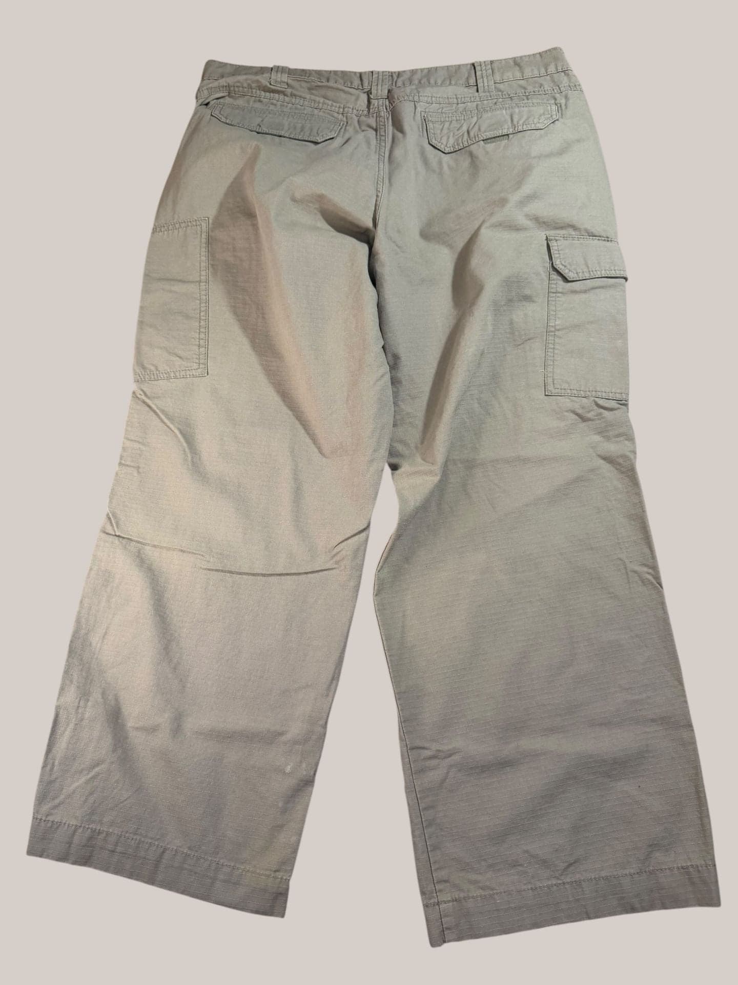 RedHead Men's Tan Ripstop Cargo Utility Work Pants 40x30 - Thumbnail 2