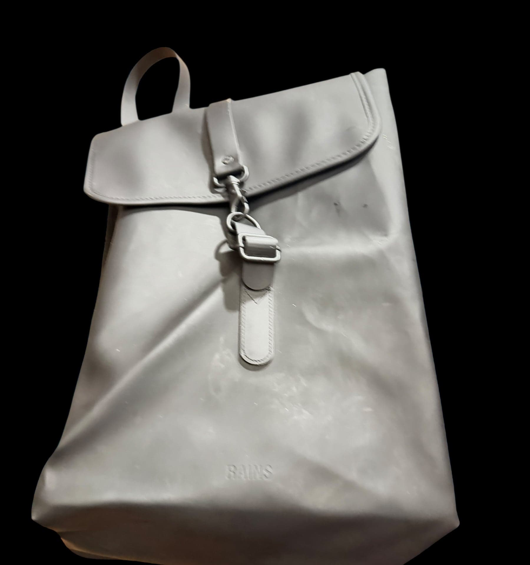 RAINS Waterproof Black Rucksack Backpack - Thumbnail 2