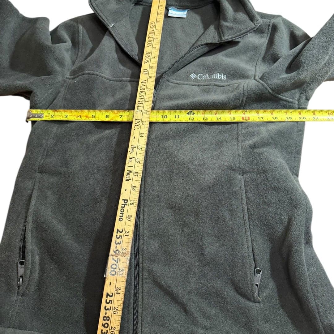Columbia Full Zip Fleece Jacket Men’s Medium Greg Zippered Pockets - Thumbnail 4