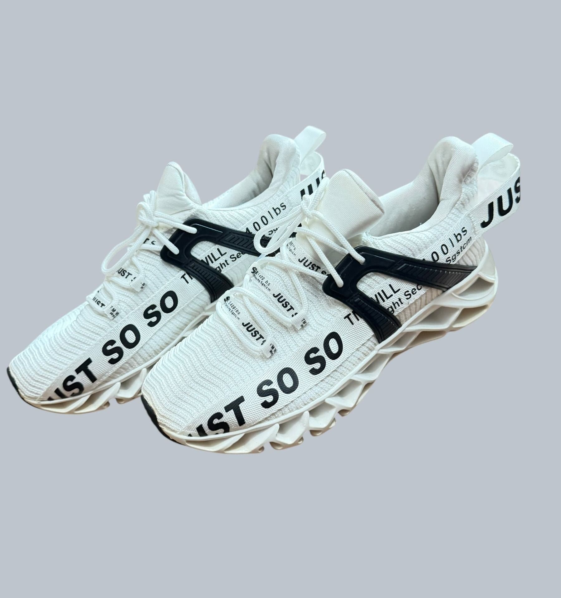 Just So So Men’s 7 / Women’s 8.5–9 (EU 40) White Blade Running Sneakers - Thumbnail 4