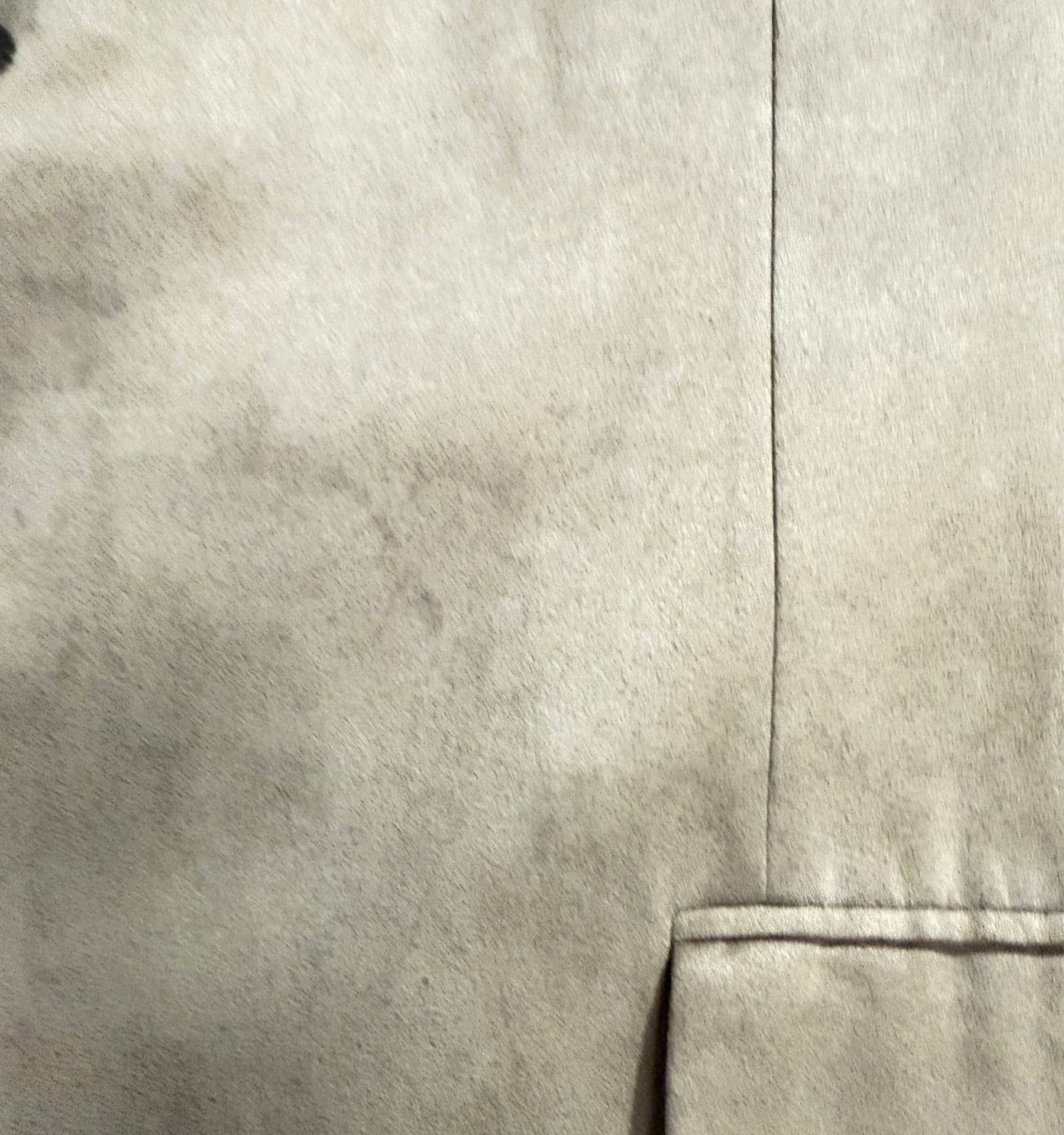 Chaps Men's Tan Faux Suede Two-Button Blazer with Paisley Lining - Thumbnail 9